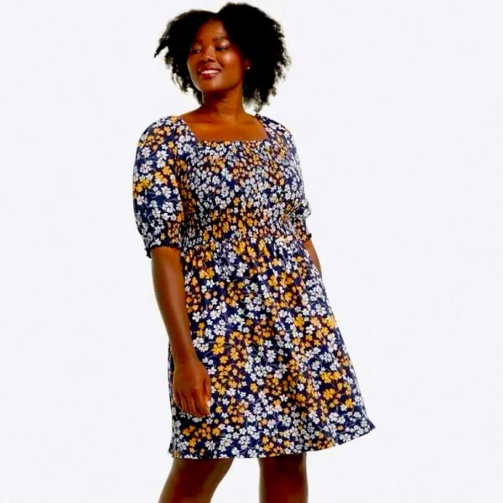 Draper James Jo Dee Dress in Fall Field Flowers